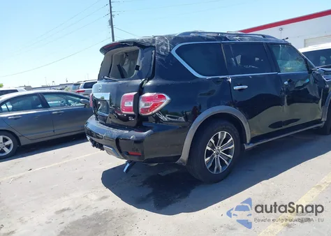 2019 Nissan Armada Sl из США, поврежденный, VIN JN8AY2ND0K9091049